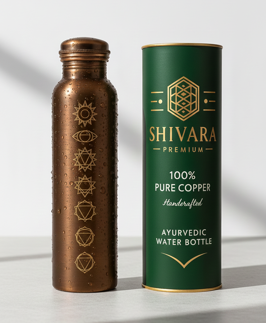 Seven Chakkra Copper Bottle - 950 ML
