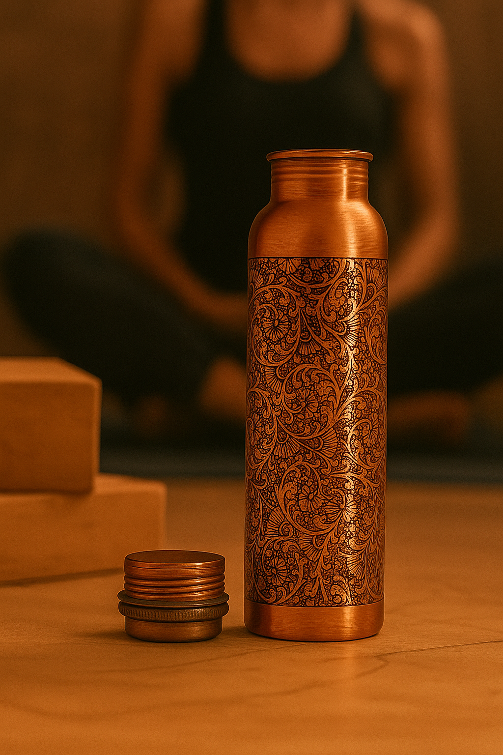 EACHING DESIGN COPPER BOTTLE -950ML