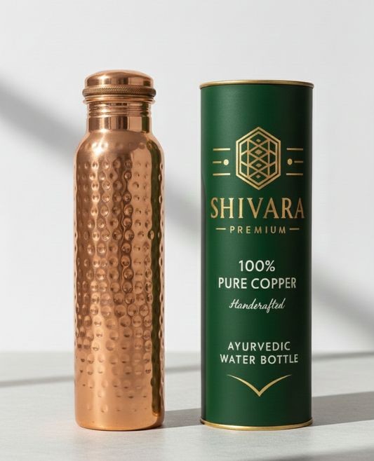 HAMMERED COPPER BOTTLE - 950 ML