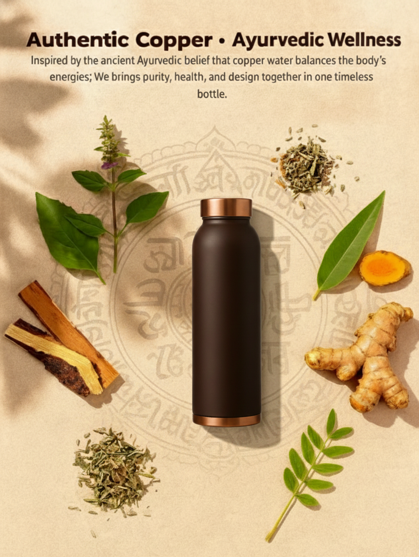 SHIVARA MATT COPPER  BOTTLE - 950 ML