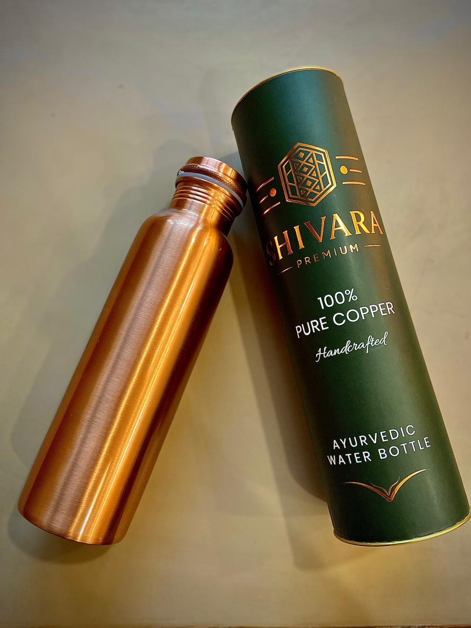 MATT PLANE COPPER BOTTLE -  950ML